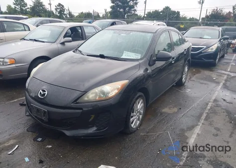 2012 Mazda Mazda3 I Touring z USA, uszkodzony, nr VIN JM1BL1V78C1635784